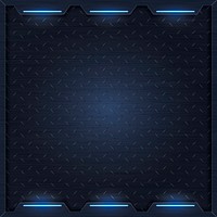 SImple blue technology background template vector