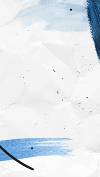 White Android wallpaper, blue paint mobile phone background
