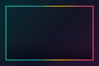 Gradient border black background vector