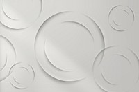 White circles with drop shadow pattern background vector