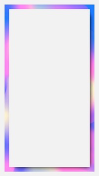 Pastel holographic pattern mobile phone wallpaper vector