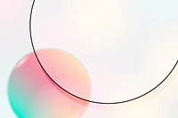 Colorful round geometric frame vector | Premium Vector - rawpixel