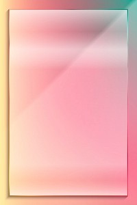 Pink rectangle frame design vector