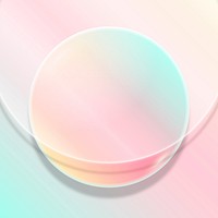 Colorful round frame design vector