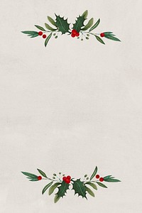 Festive Christmas frame design vector