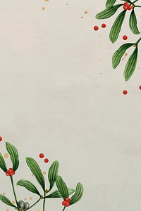 Festive Christmas frame design vector