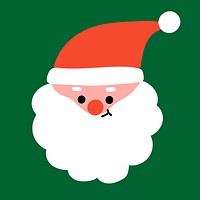 Santa Claus Christmas holiday social ads template vector