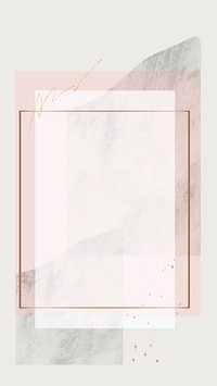 Blank rectangle mobile phone wallpaper vector