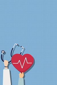 Health care themed background vector