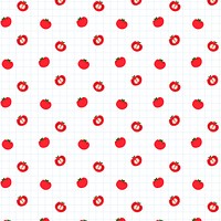 Vector tomato seamless pattern background