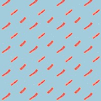 Vector bacon seamless pattern background