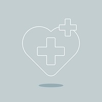 Health care icon vector