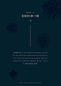 Covid-19 prevention coronavirus awareness message vector