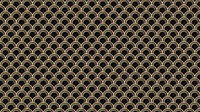 Seamless golden Japanese patterned background design resource
