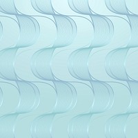 Seamless shiny blue wave abstract patterned background design resource vector