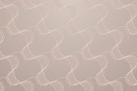 Seamless wave abstract patterned background design resource vector