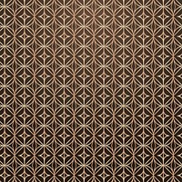 Seamless golden round geometric patterned background design resource vector