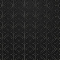 Seamless black round geometric patterned background design resource vector