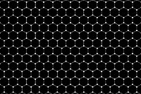 White hexagonal patterned background vector