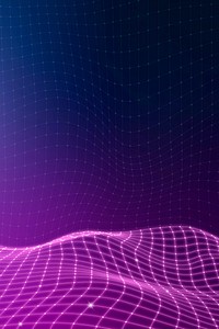 Purple 3D abstract wave pattern background vector