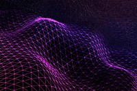 Purple 3D abstract wave pattern background