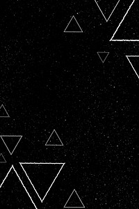 Abstract geometric triangles on a black background