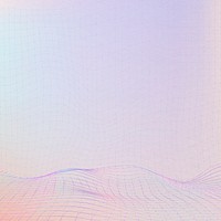 Psd 3D wave purple pattern design