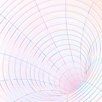 3D vector mystery vortex pastel pink