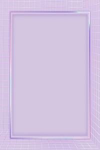 Purple psd 3D grid patterned frame