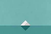 Landscape iceberg retro color minimal poster style