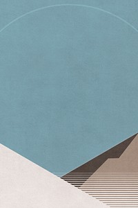 Dull color landscape mountain simple minimalist poster aesthetics