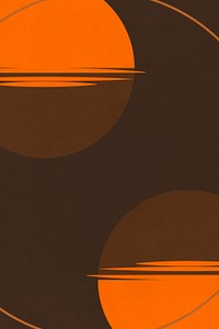 Circles background retro color minimal poster style