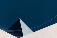 Glacier mountain landscape geometric simple minimalist poster aesthetics