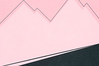 Pink mountains wallpaper retro color minimal poster style