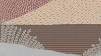 Abstract brown field background vector