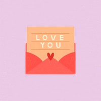 Love letter illustration