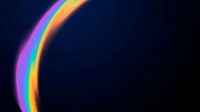Abstract colorful wave on dark background vector