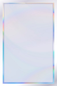 Holographic frame template vector