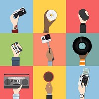 Collection of technology vectors