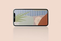 Natural abstract background mobile phone wallpaper illustration