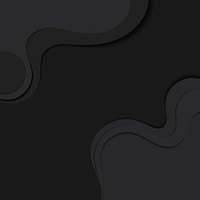 Abstract black curve background vector