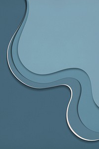 Abstract blue curve background vector