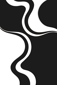 Abstract curve black and white background vector
