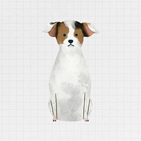 Jack Russell Terrier painting mockup