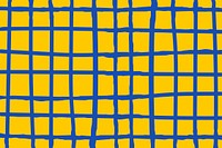 Wallpaper of blue grid vector on yellow background