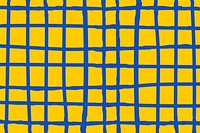 Wallpaper of blue grid psd on yellow background