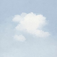 Background psd cloud on blue sky illustration