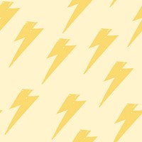 Thunder seamless pattern background psd in cute weather theme