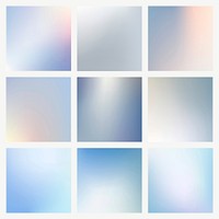 Pastel winter background vector collection
