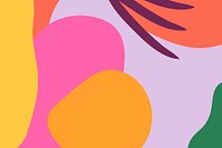 Abstract pattern background vector in colorful memphis style